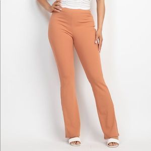 Solid High-Rise Pocketed Jogger Pants